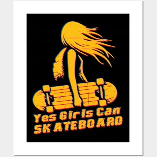 Skater Girl Posters and Art